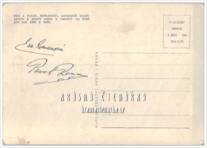 Krasobruslaři EVA a PAVEL ROMANOVI