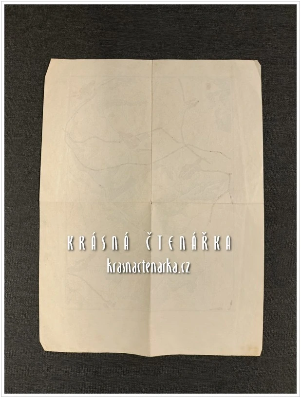 Starší česká orientační mapa: BOSYNĚ-NEBUŽELY-STŘEMY-JENICHOV-LHOTKA  a okolí (Mělnicko)