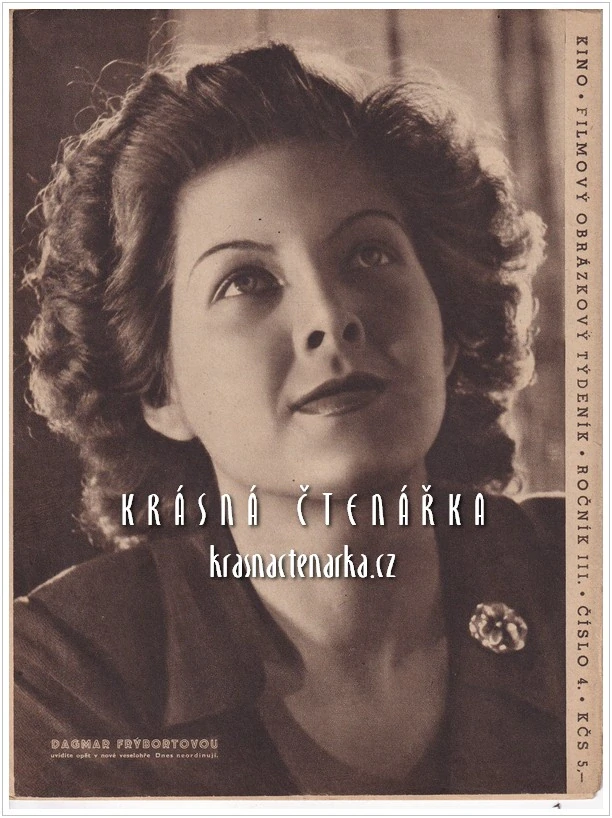 Časopis KINO 1948/04 (Film Dnes neordinuji a Dagmar Frýbortová)