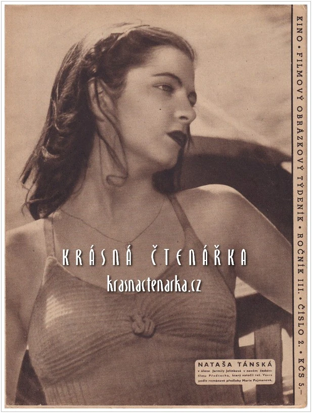 Časopis KINO 1948/02 (Film Předtucha a Nataša Tánská)