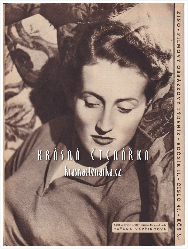Časopis KINO 1947/45  (Taťána Vavřincová)