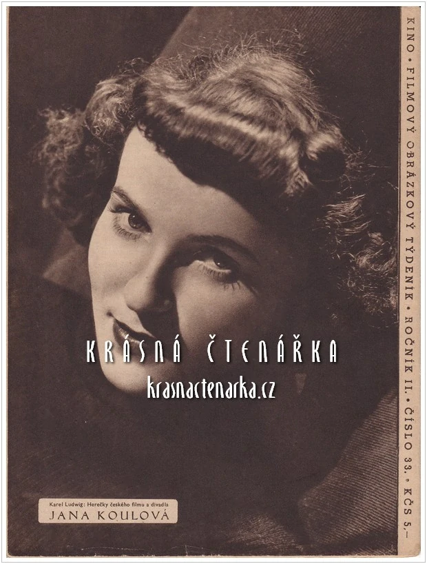 Časopis KINO 1947/33 (Zdenka Procházková a Jana Koulová)