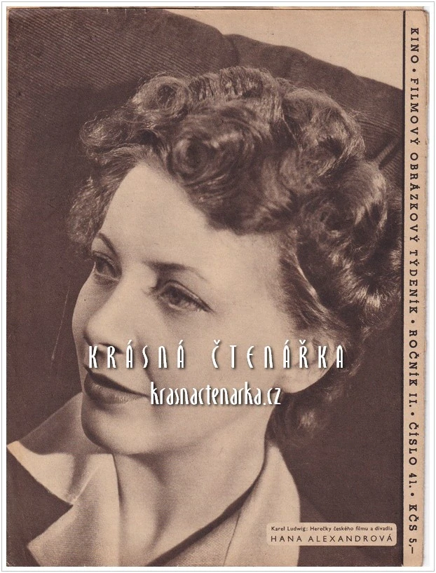 Časopis KINO 1947/41 (Hana Alenxandrová)