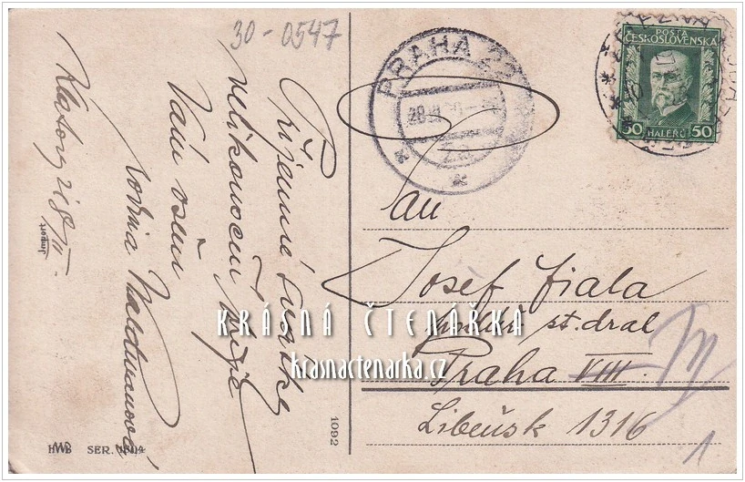 VELIKONOČNÍ pohlednice s kuřátkem