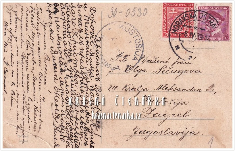 VELIKONOČNÍ pohlednice s vajíčkem a kuřátkem