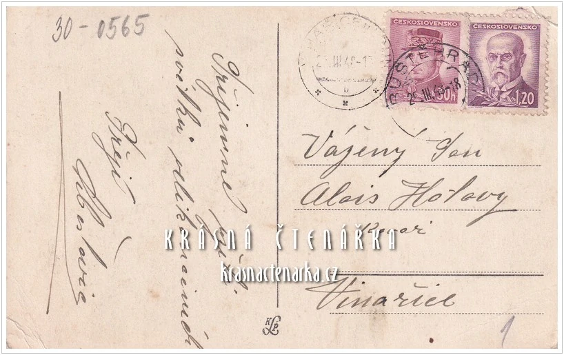 VELIKONOČNÍ pohlednice s kraslicemi