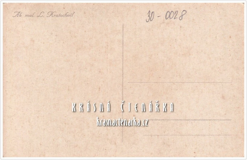 VELIKONOČNÍ pohlednice (il. Kratochvíl L.)