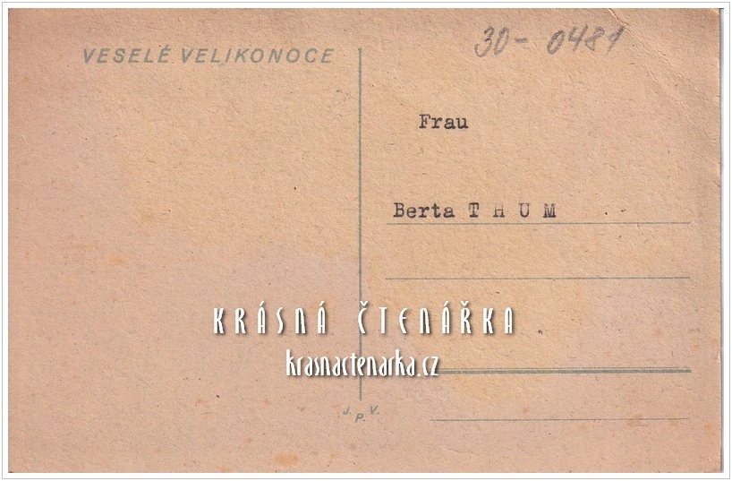 VELIKONOČNÍ pohlednice a kraslice