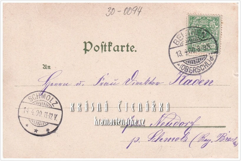 VELIKONOČNÍ pohlednice květinová