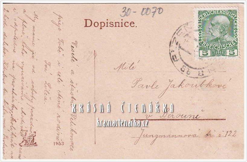 VELIKONOČNÍ pohlednice a DÁMA s ptáčky