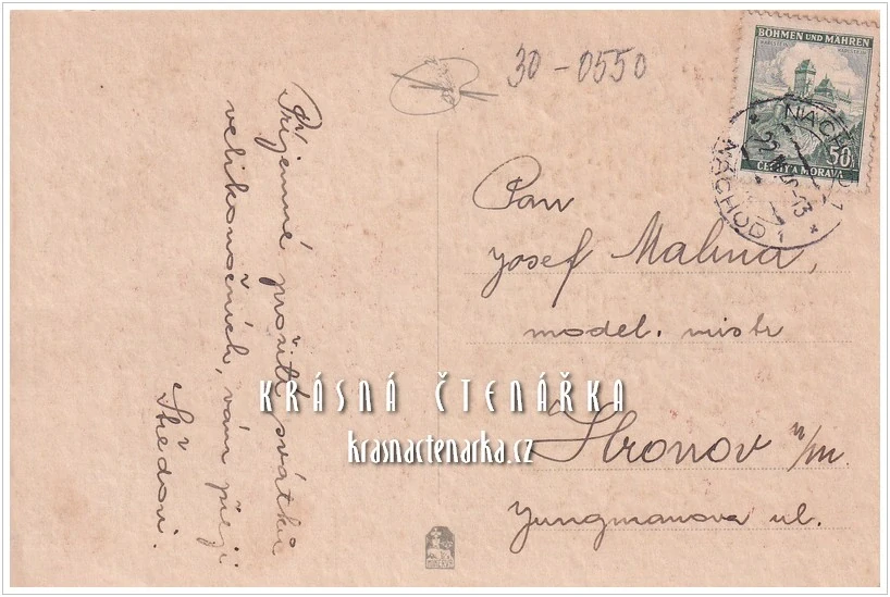 VELIKONOČNÍ pohlednice - LIDOVÝ KVĚTINOVÝ ORNAMENT