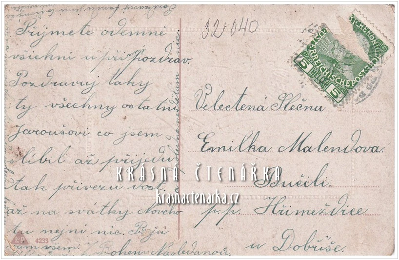 Zamilovaná ONA a ON a konvalinky