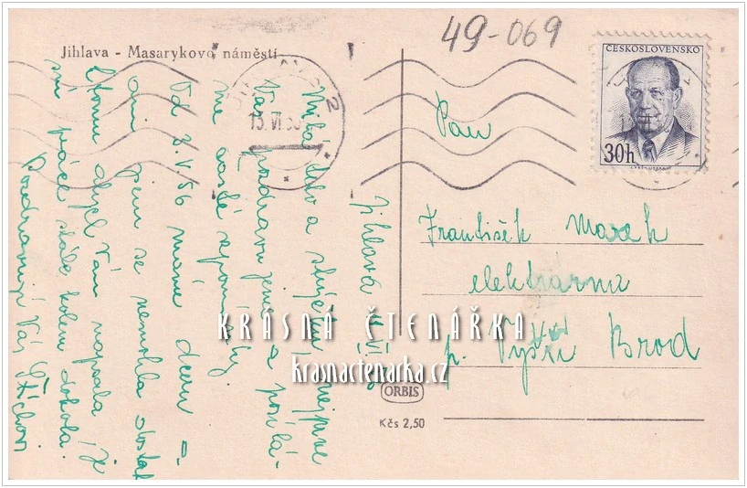JIHLAVA, Masarykovo náměstí (býv. náměstí Míru)