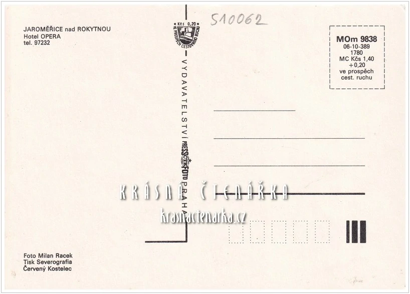 JAROMĚŘICE NAD ROKYTNOU, Hotel Opera