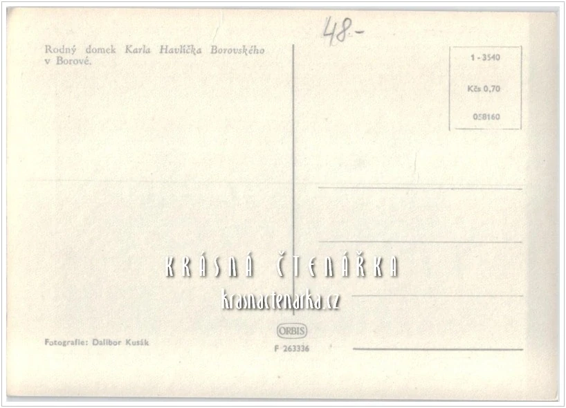 HAVLÍČKOVA BOROVÁ, Rodný dům Karla Havlíčka Borovského