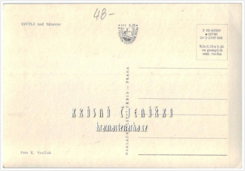 SVĚTLÁ NAD SÁZAVOU, Pohled na zámek