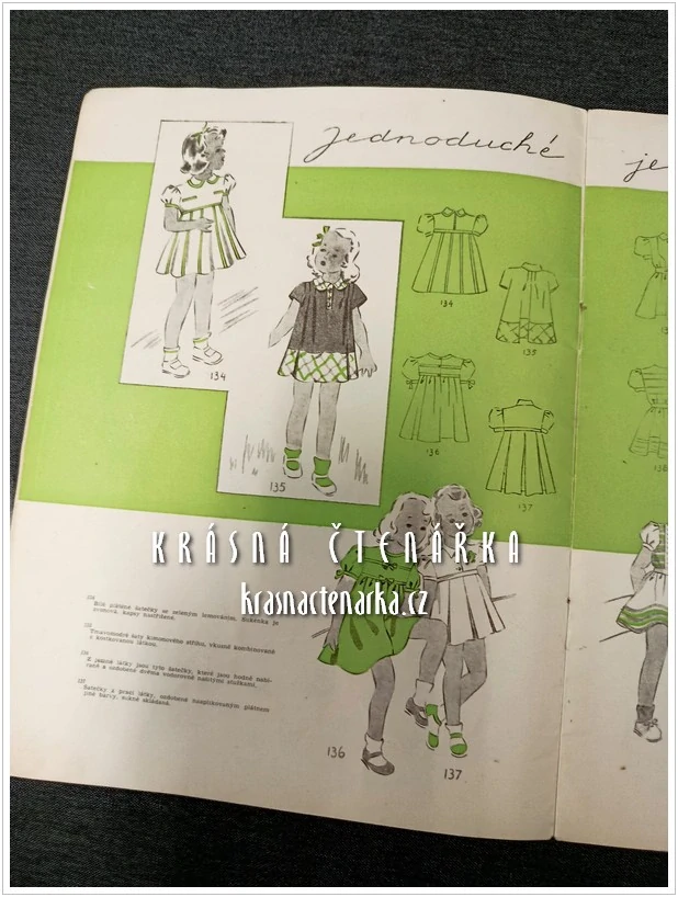DĚTSKÁ MÓDA Jaro - léto 1946, Vydavatel Karel Berner, módní časopisy