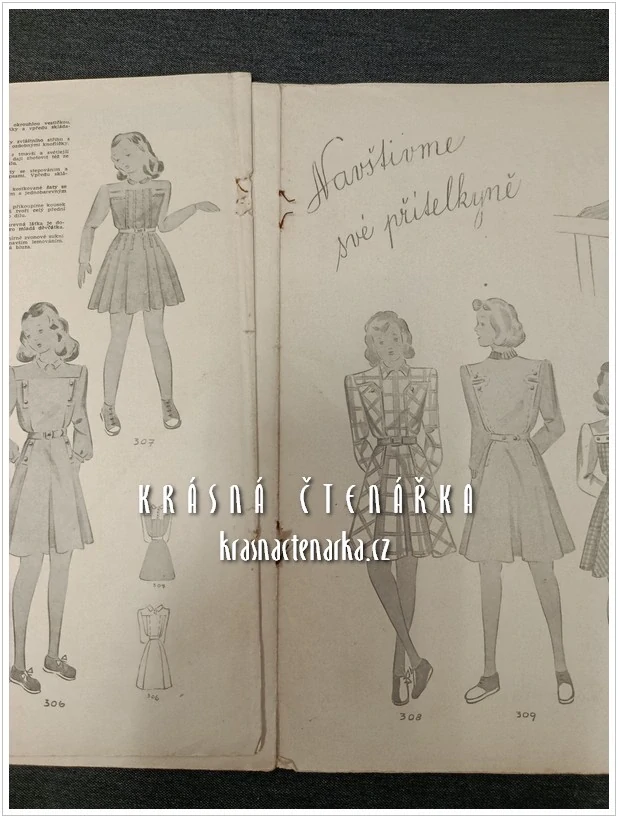 DĚTSKÁ MÓDA Podzim - zima 1946/47, Vydavatel Karel Berner, módní časopisy