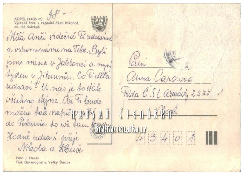 ZÁPADNÍ KRKONOŠE a hora Kotel