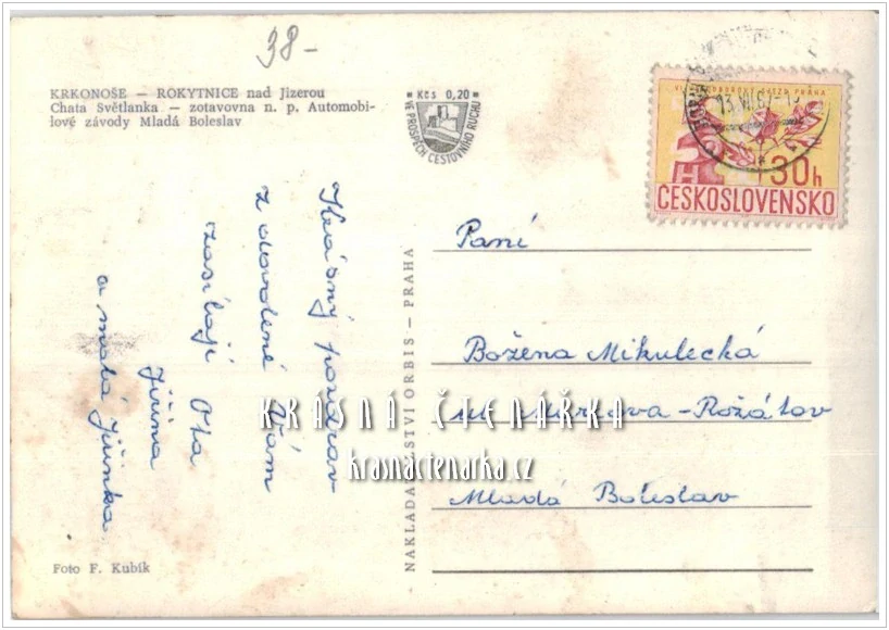 ROKYTNICE NAD JIZEROU, Chata Světlanka