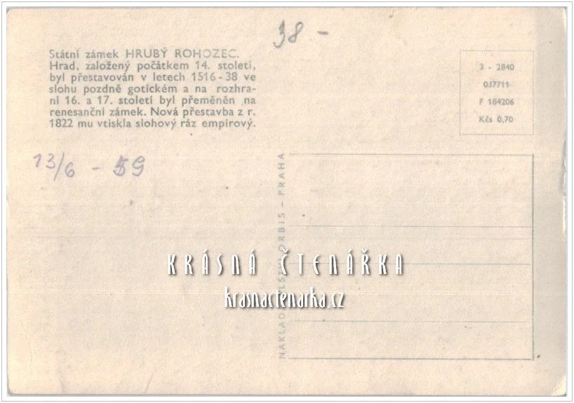 Zámek HRUBÝ ROHOZEC