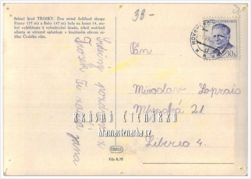 Zřícenina hradu TROSKY