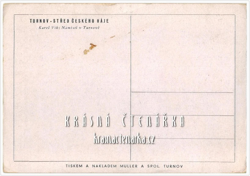Karel Vik: TURNOV, Náměstí