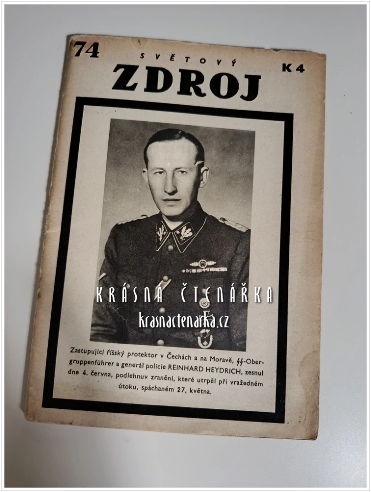 SVĚTOVÝ ZDROJ ZÁBAVY A POUČENÍ č. 74 / 1942 (Úmrtí Reinharda Heydricha)
