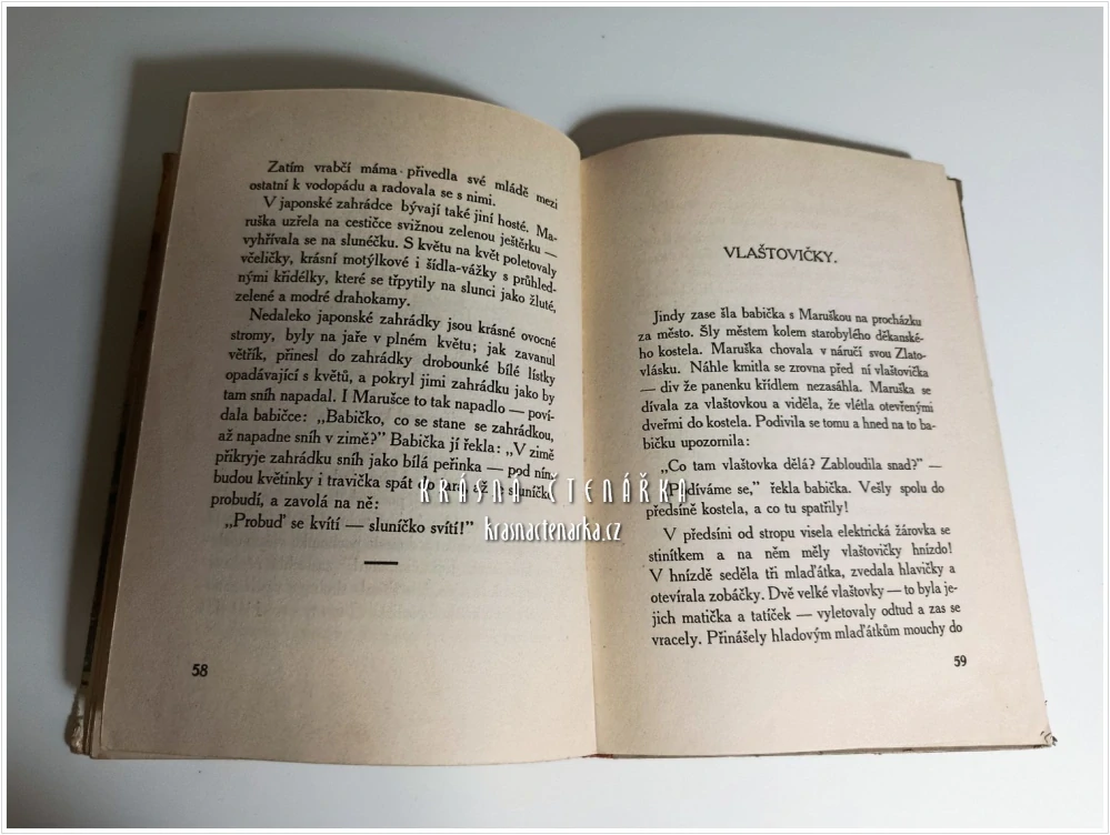 MARUŠKA A JEJÍ ZLATOVLÁSKA (Tesařová Ludmila, il. Salač Ludvík Alois)