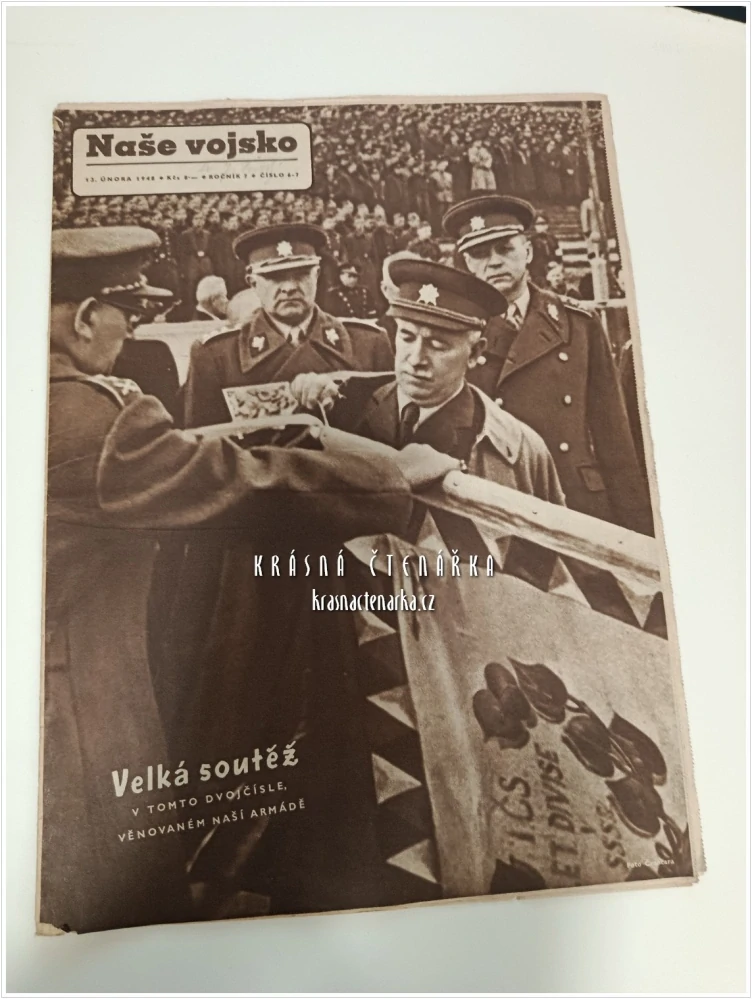 Časopis NAŠE VOJSKO 1948 / 6-7 | Na obálce prezident Edvard Beneš