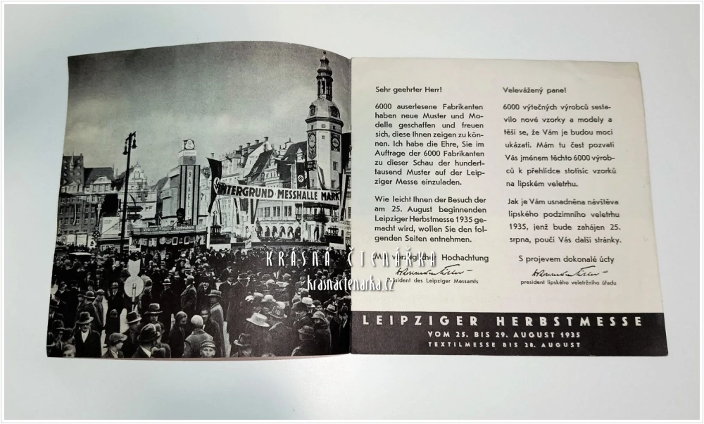LEIPZIGER HERBSTMESSE 1935 - LIPSKÝ PODZIMNÍ VELETRH