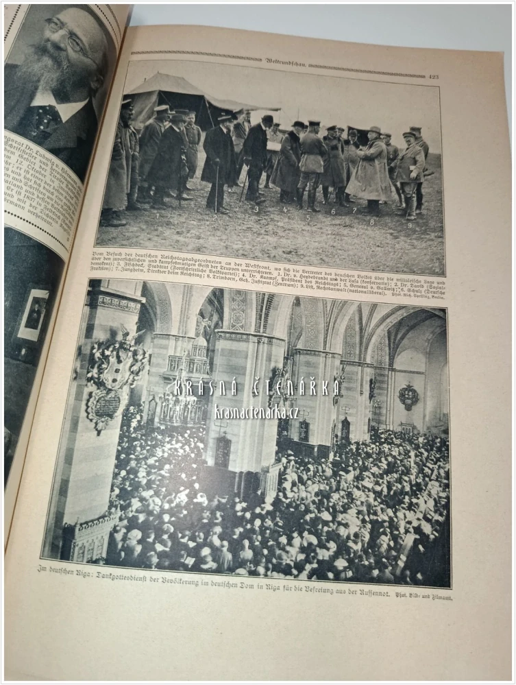 RECLAMS UNIVERSUM, Moderne illustrierte Wochenschrift 1917/1 | Časopis s módní přílohou