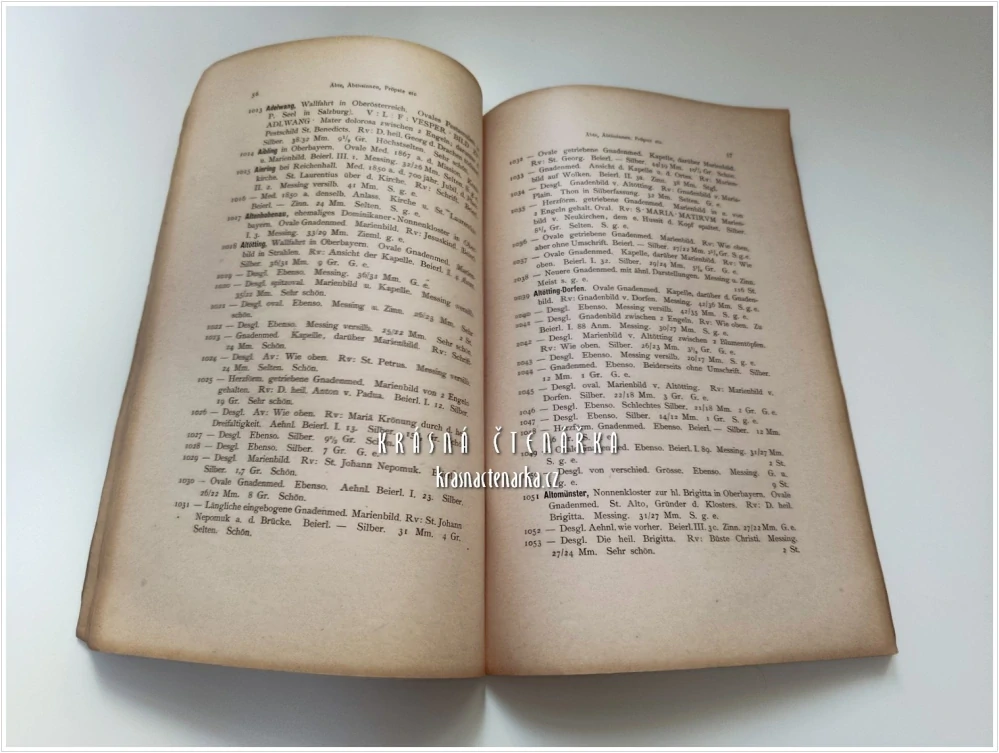 AUKTIONS-CATALOG – MÜNZEN UND MEDAILLEN VERSCHIEDENER LÄNDER DES MITTELALTERS UND DER NEUZEIT (Otto Helbing) | Aukční katalog historických mincí a medailí z roku 1894