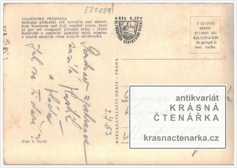 Vodní nádrž a přehrada VRANOV