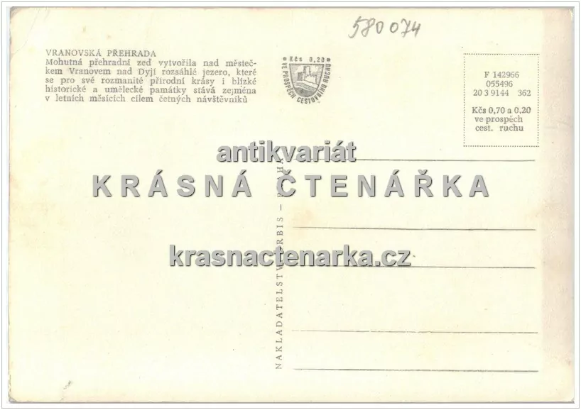 Vodní nádrž a přehrada VRANOV