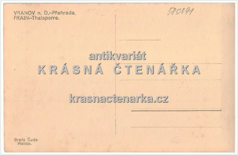 Vodní nádrž a přehrada VRANOV