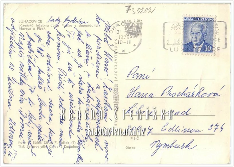 LUHAČOVICE, Léčebna Julia Fučíka