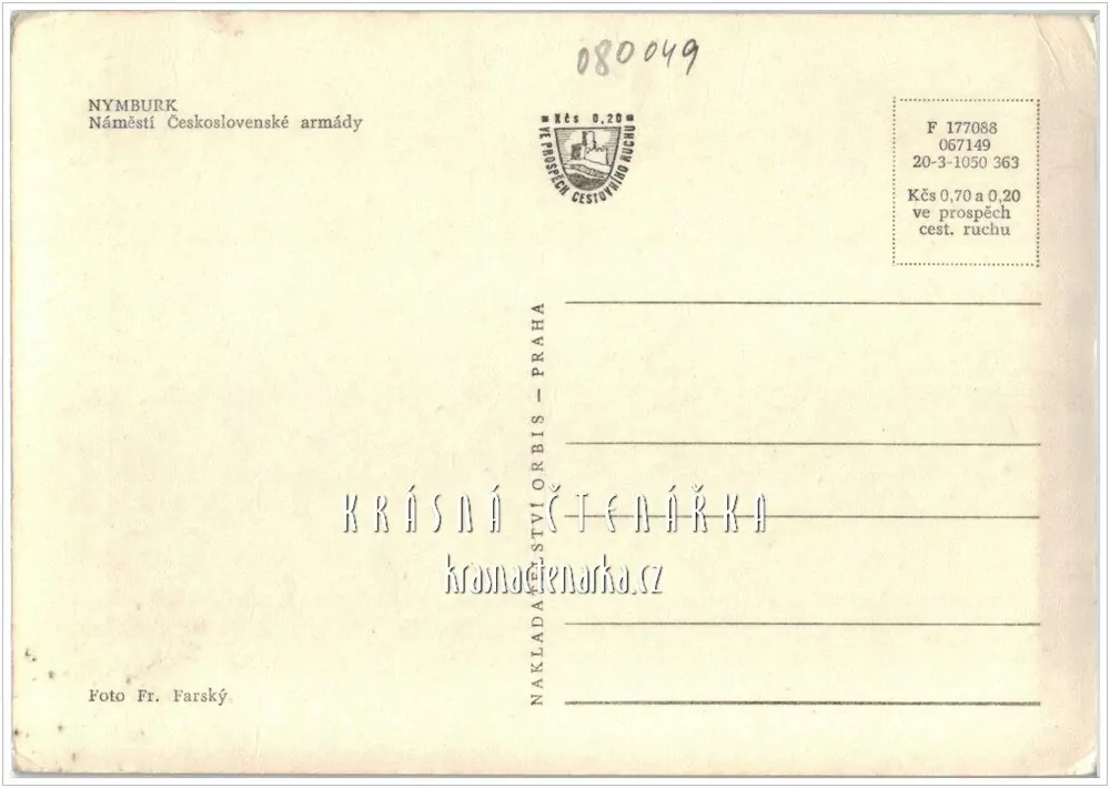 NYMBURK, Náměstí Přemyslovců, býv. nám. Československé armády