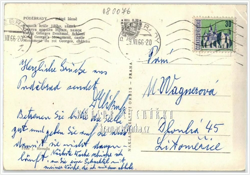 PODĚBRADY, Jiřího náměstí