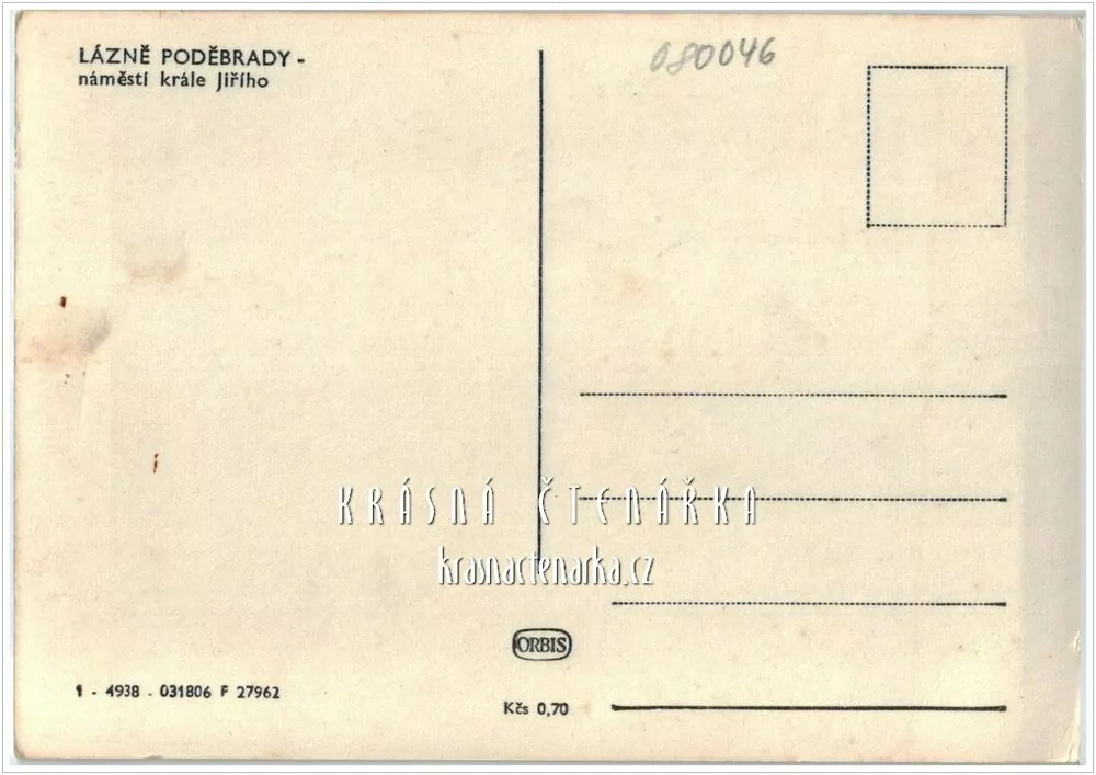 PODĚBRADY, Jiřího náměstí