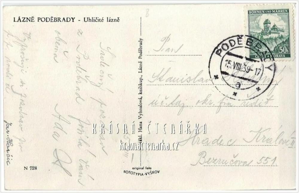 PODĚBRADY, Letní či uhličité lázně
