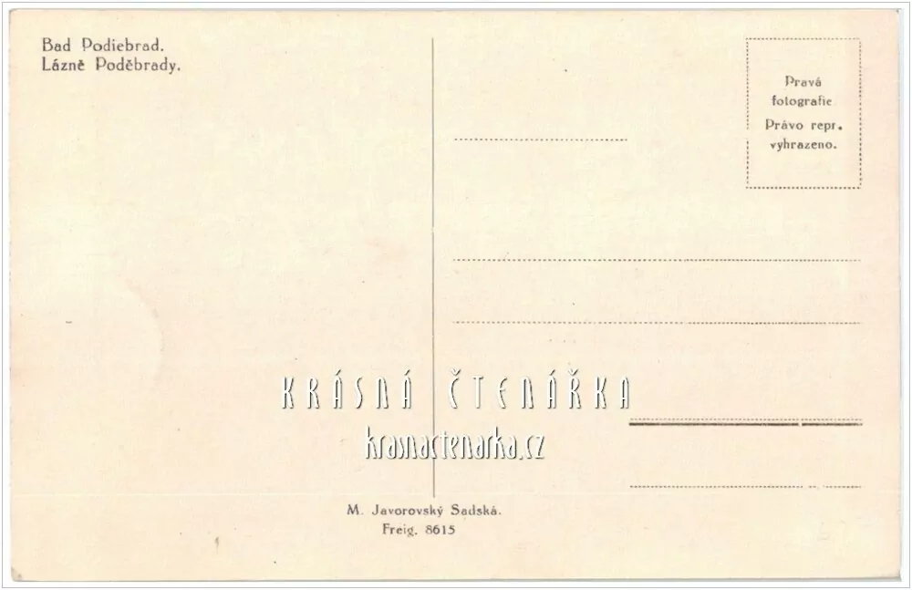 PODĚBRADY, Léčebný ústav Máj, nyní rehabilitační centrum