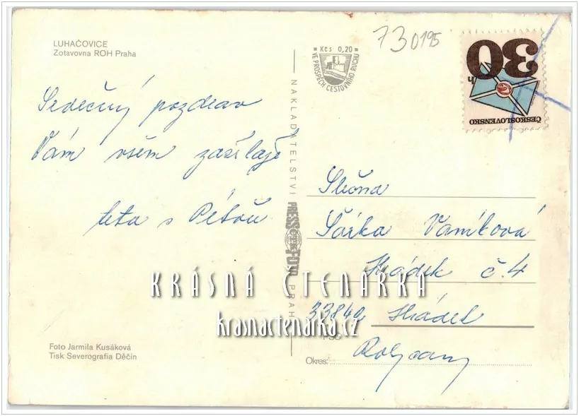 LUHAČOVICE, Zotavovna ROH Praha