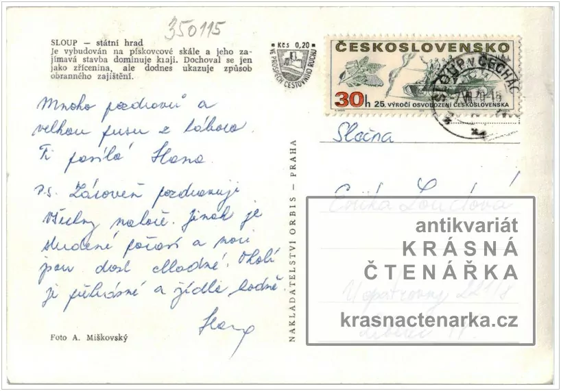 Skalní hrad SLOUP V ČECHÁCH