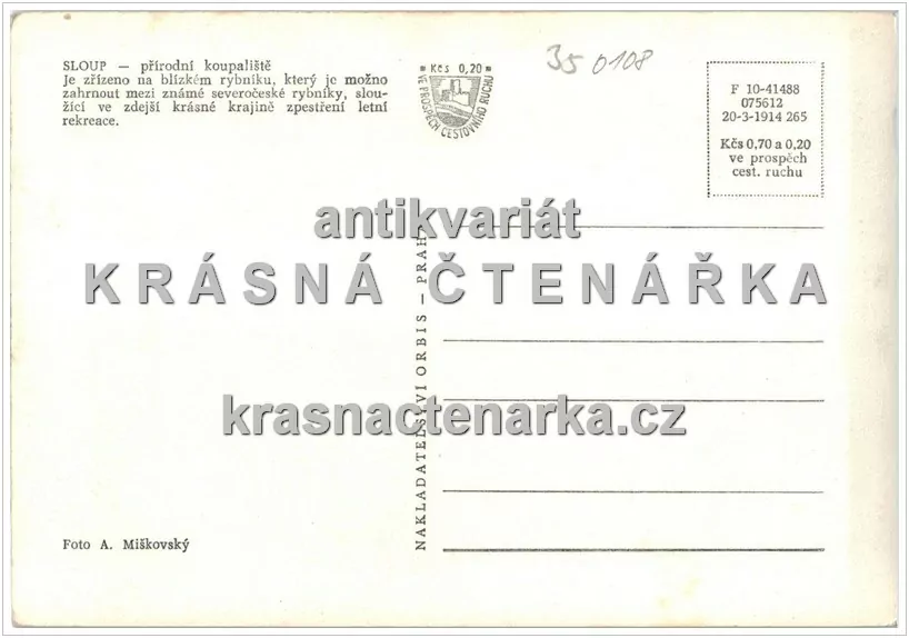 SLOUP V ČECHÁCH, Koupaliště