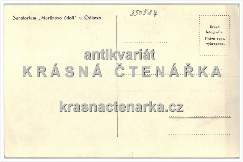 CVIKOV, Dětská plicní léčebna Martinovo údolí