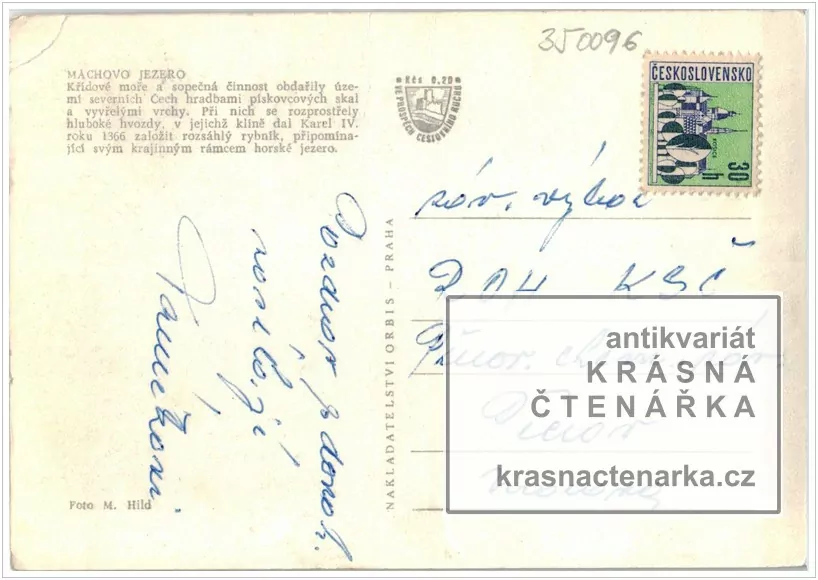 MÁCHOVO JEZERO a motorový člun Máj