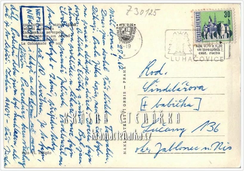 LUHAČOVICE, Lázeňská kolonáda