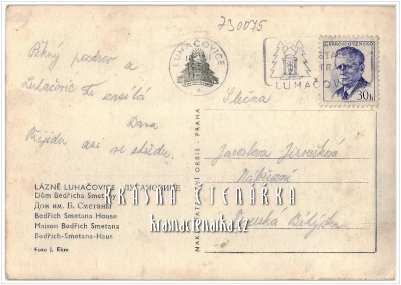 LUHAČOVICE, Dům Bedřicha Smetany