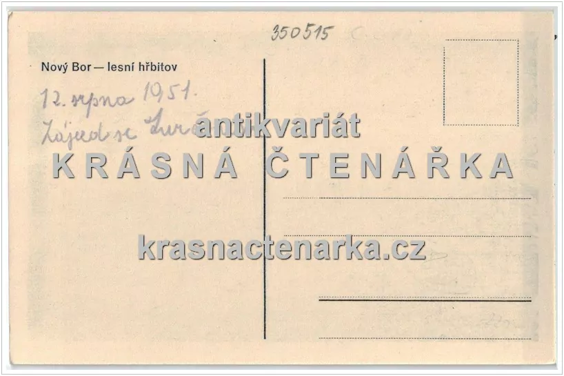 NOVÝ BOR, Lesní hřbitov